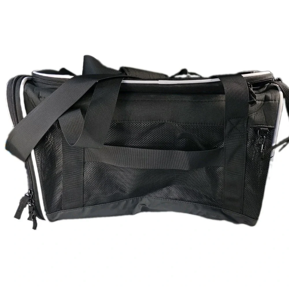 New Petskd Top-Expandable Pet Carrier Black - Missing Floor Mat Liner